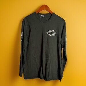 Wu Tang The Final Chamber Tour Screen Stars Long Sleeve T Shirt Gray Sz L